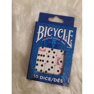 NIB Bicycle Dice 10 Dice Set Trusted Since 1885